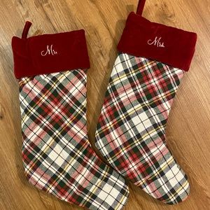 Mr. & Mrs. Christmas Stockings